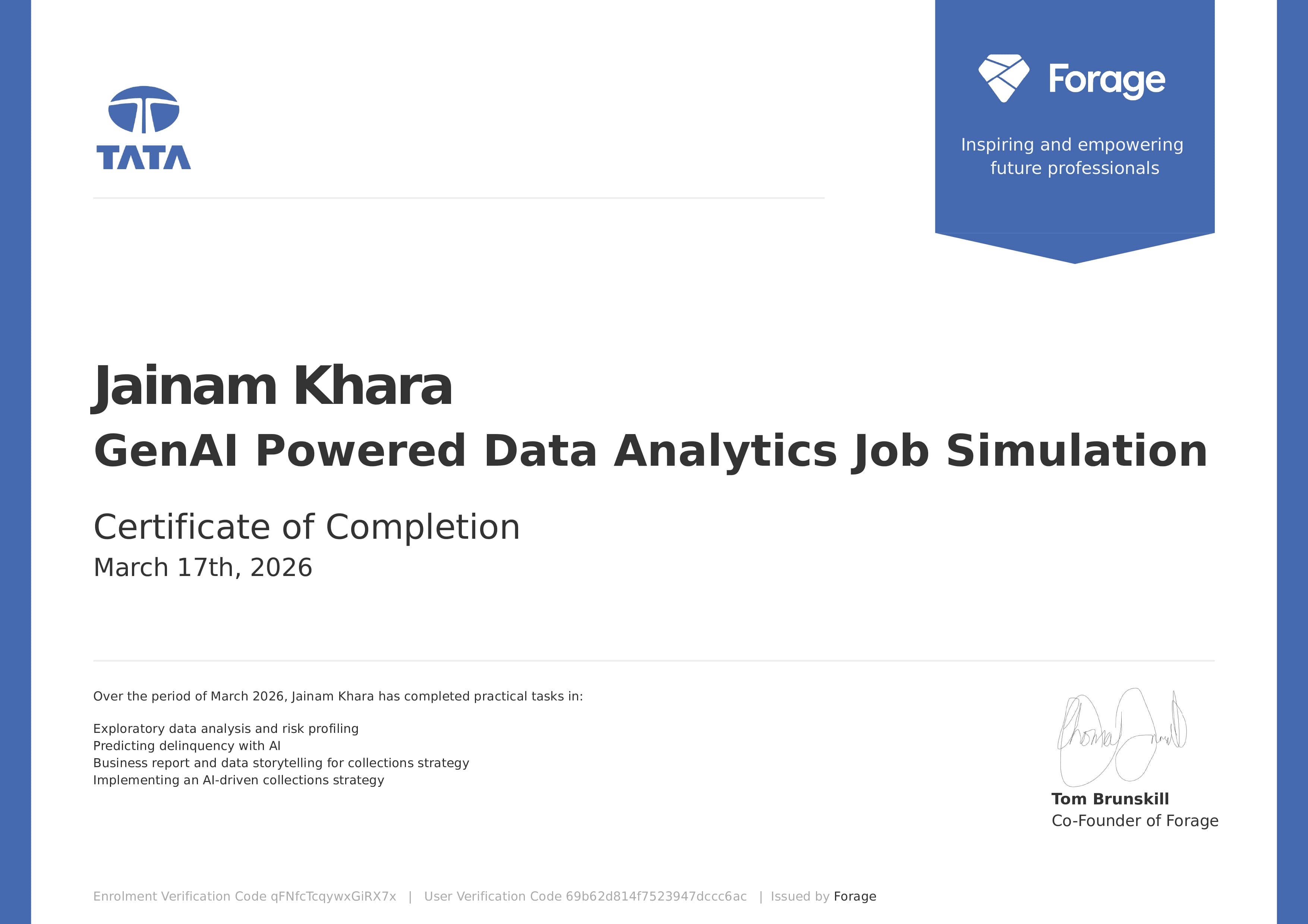 TATA GenAI Powered Data Analytics