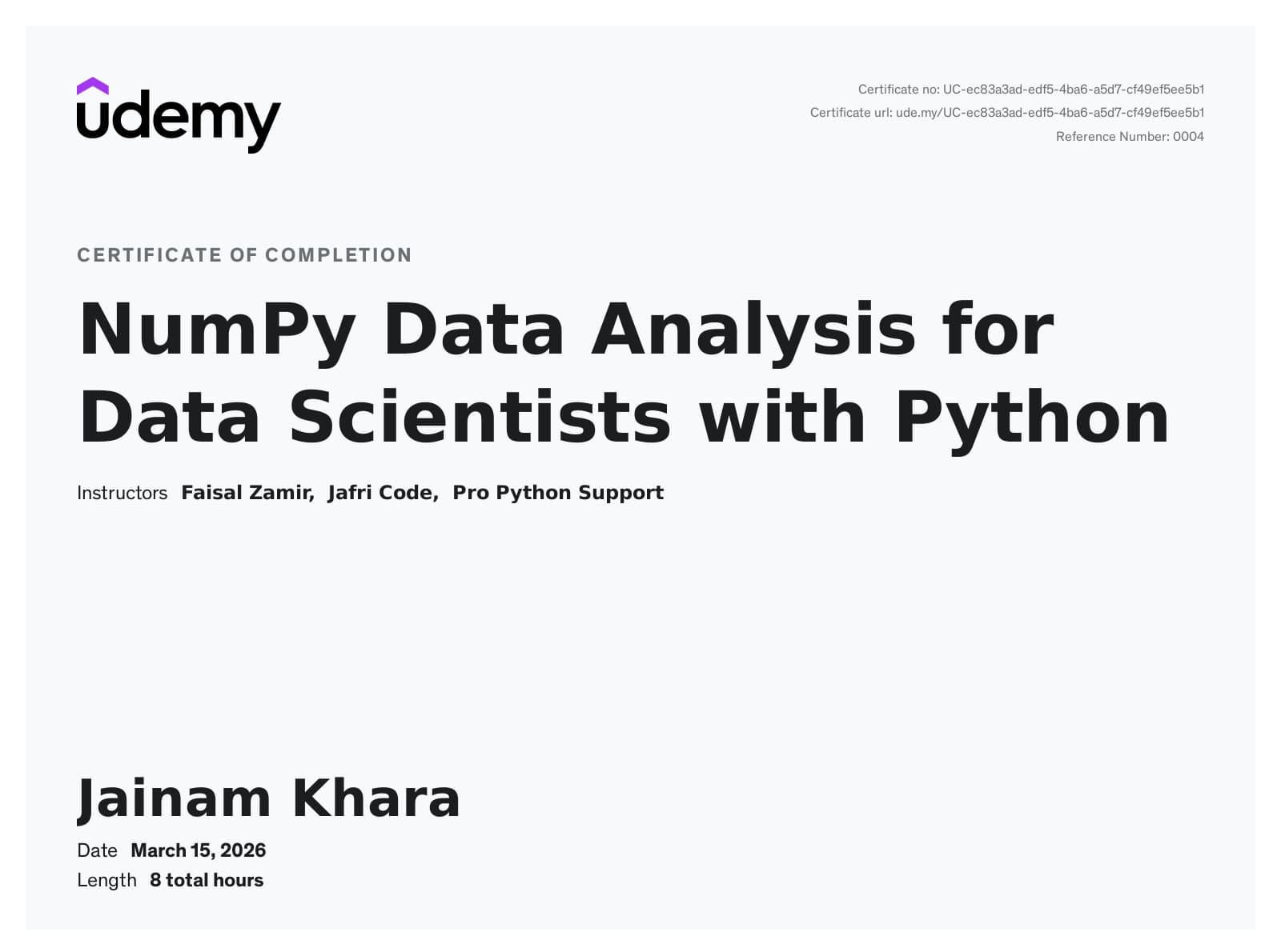 NumPy Data Analysis for Data Scientists